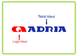Adria caravan en camper sticker