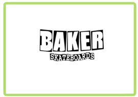 Baker skateboards sticker