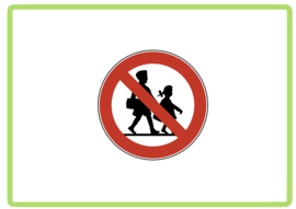Leerlingen verboden sticker
