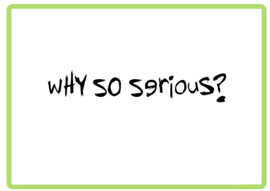Why so serious sticker