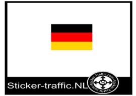 Duitse vlag sticker