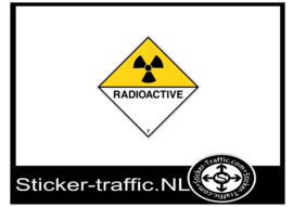 Radioactive sticker