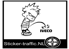 Calvin Iveco sticker