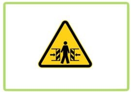 Knelling lichaam sticker
