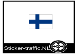 Finse vlag sticker