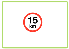 Max 15 KM sticker