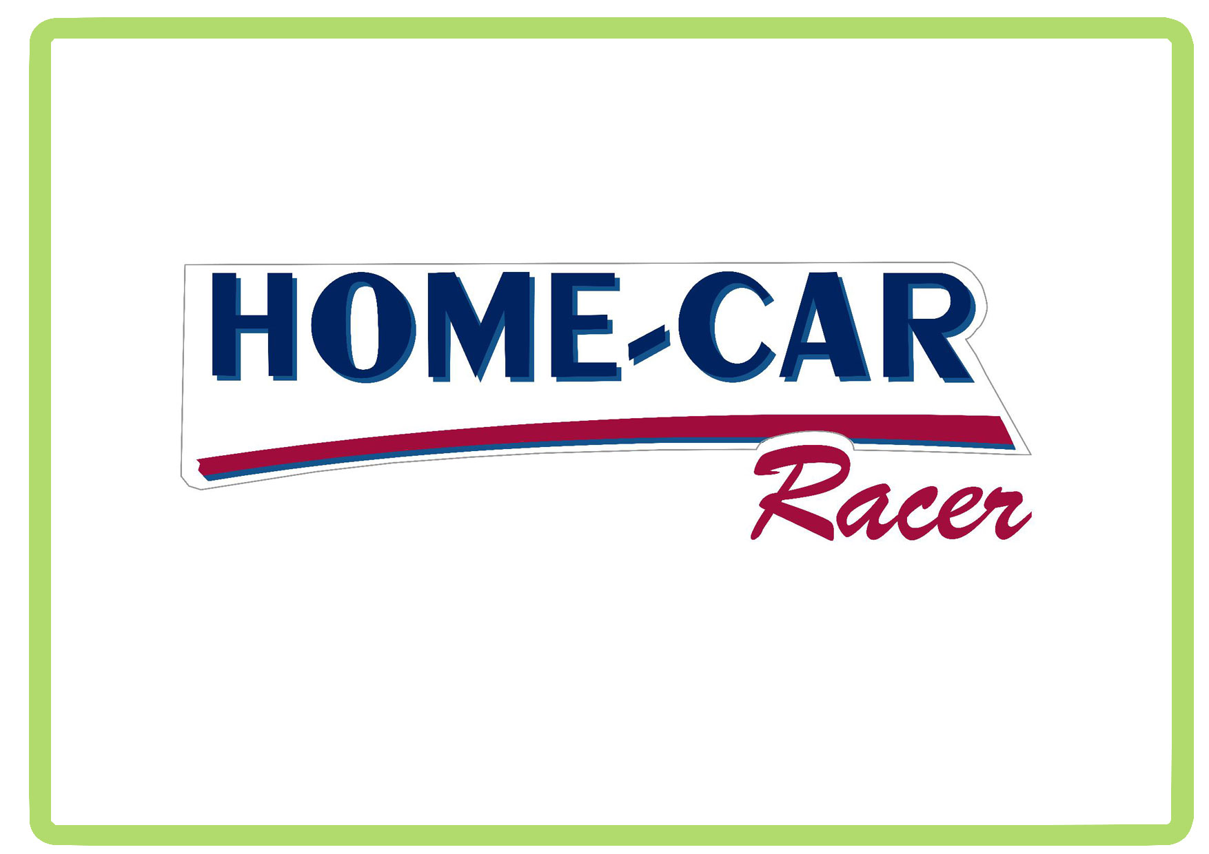 Home Car Racer caravan en camper sticker