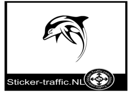 Dolfijn sticker