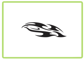 Tribal sticker design 4