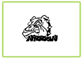 Nissan Bulldog sticker