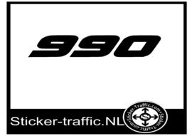 KTM 990 sticker