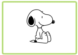 Snoopy sticker design 5