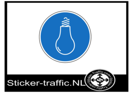 Lichten uit doen sticker