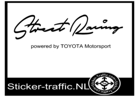TOYOTA Street Racing Sticker