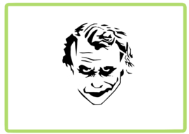 Joker sticker design 3