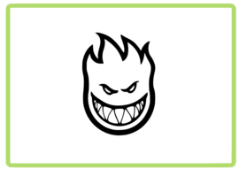 Spit fire sticker
