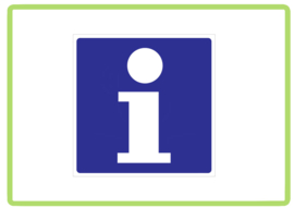 Informatie sticker