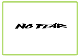 No Fear sticker design 1