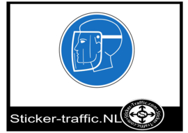 Gelaatsbescherming sticker