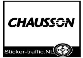 Chausson 50 cm caravan sticker