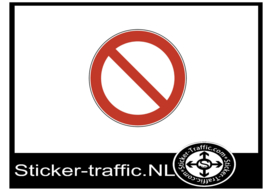 Algemeen verbod sticker