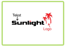 Sunlight met 2 palmbomen caravan en camper sticker