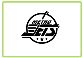 Metro Jets sticker