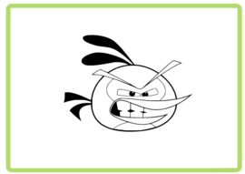 Angry Birds sticker design 7