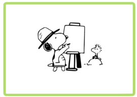 Snoopy sticker design 4