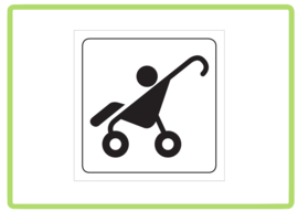 Kinderwagen sticker
