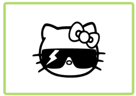 Hello Kitty sticker design 15
