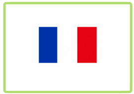 Frankrijk vlag sticker