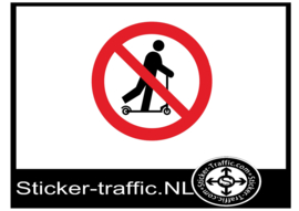 Step Verboden Sticker