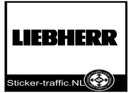 Liebherr sticker grote afmetingen