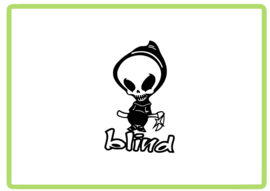 Blind sticker