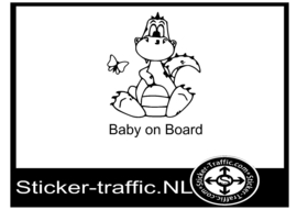 Baby on board design 14 sticker