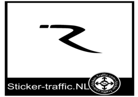 R racing Logo sticker