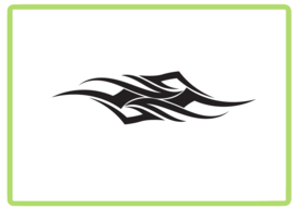 Tribal sticker design 17