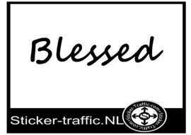 Blessed sticker