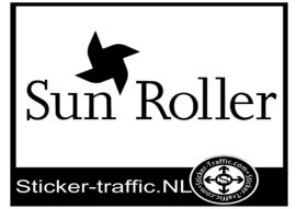 Sun roller caravan sticker