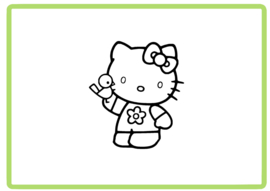 Hello Kitty sticker design 2
