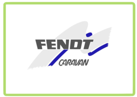 Fendt caravan in 3 kleuren caravan en camper sticker