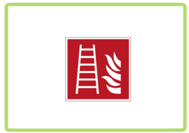 Brandladder sticker