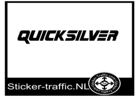 Quicksilver sticker 70 mm hoog x 520 mm breed