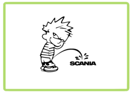 Calvin SCANIA sticker