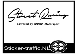 DAEWOO Street Racing Sticker