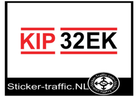 Kip 32 EK Sticker