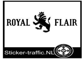 Royal Flair caravan sticker