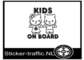 Kids on board design 17 sticker