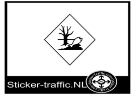 Schadelijk voor het milieu sticker